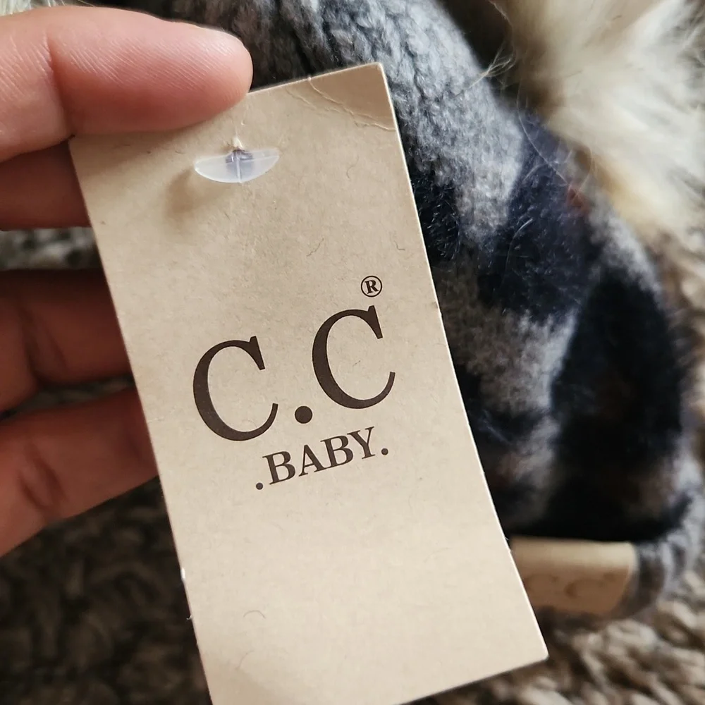 C.C baby pompom hat.
